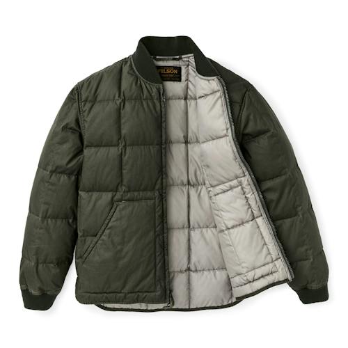 laydown image of Heritage Cotton Down Jacket
