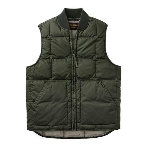 laydown image of Heritage Cotton Down Vest