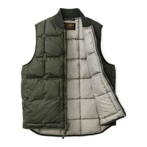 laydown image of Heritage Cotton Down Vest