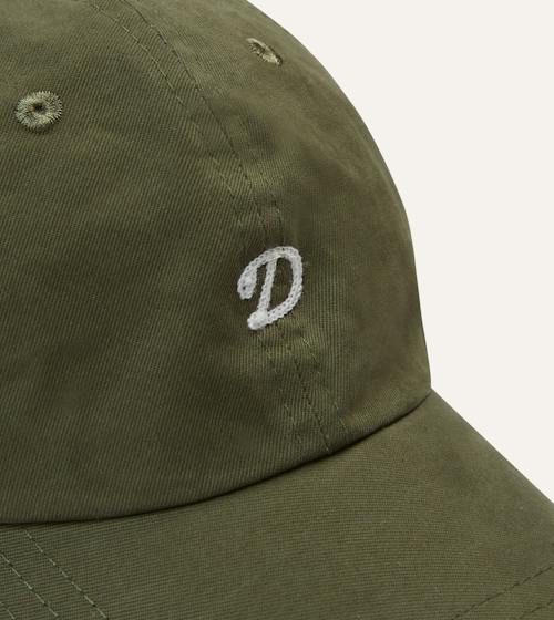 laydown detail image of D Chainstitched Baseball Cap