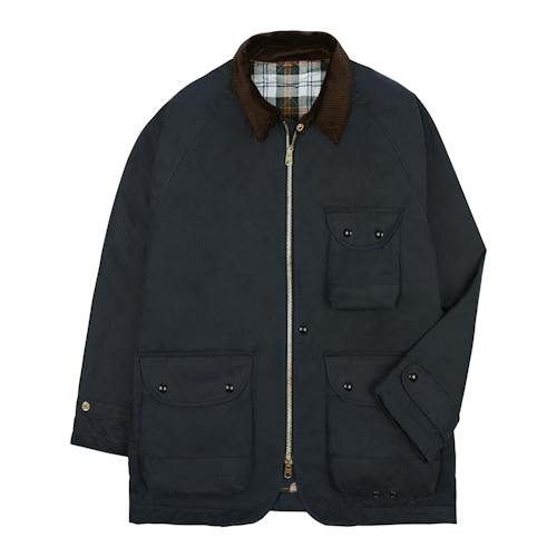 laydown image of Waxed Coverall Jacket