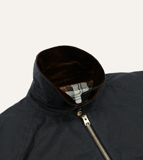 laydown detail image of Waxed Coverall Jacket