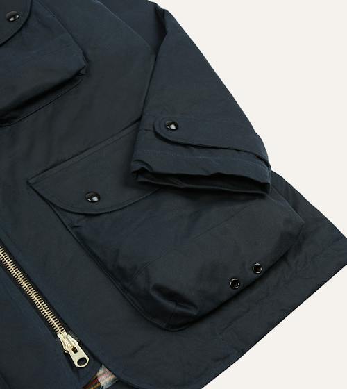 laydown detail image of Waxed Coverall Jacket