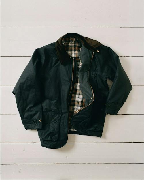 no crop image of Waxed Coverall Jacket