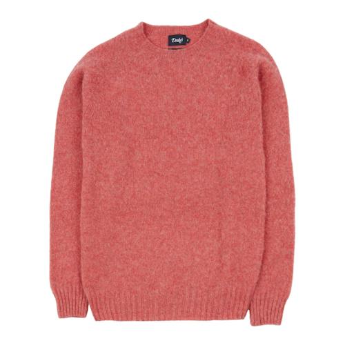 laydown image of Brushed Shetland Crewneck Sweater