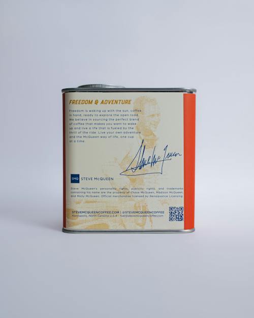 no crop image of Smooth Blend Tin - One Pound Collector Oil Can Tin