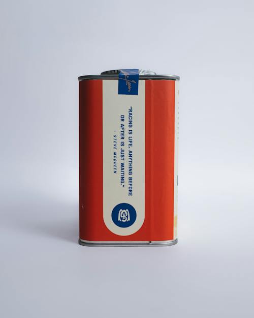 no crop image of Smooth Blend Tin - One Pound Collector Oil Can Tin