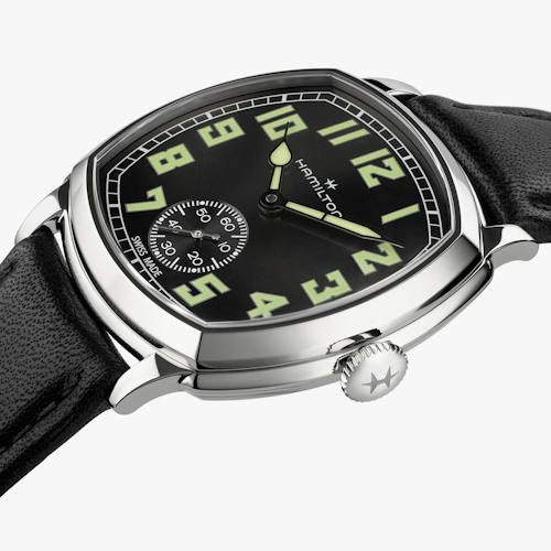 laydown detail image of American Classic Cushion Mechanical 34mm