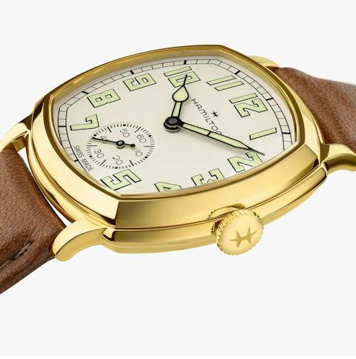 laydown detail image of American Classic Cushion Mechanical 34mm