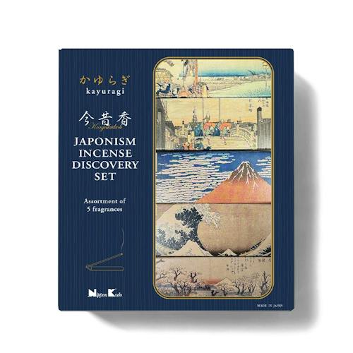 laydown image of KONJYAKU-KOH Japonism Incense Discovery Set