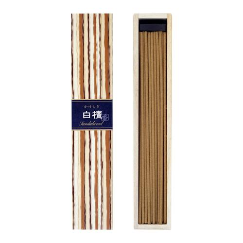 laydown image of Sandalwood 40 Incense Sticks + Holder