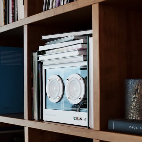 laydown image of Small Transparent Speaker
