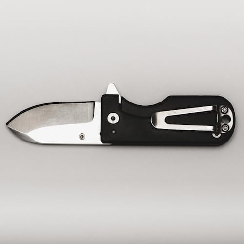 laydown image of Micro Blade Pocket Knife - Titanium