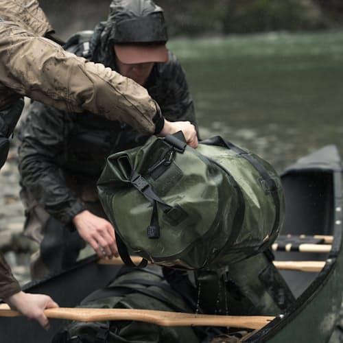 laydown image of Large Submersible Dry Duffel Bag