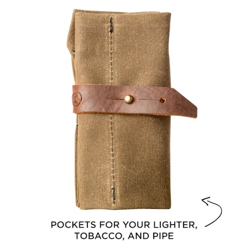 laydown image of DO NOT USE  Waxed Canvas Pipe Roll