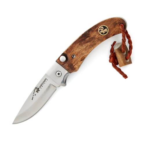 laydown image of Nallo Button Lock Folding Knife