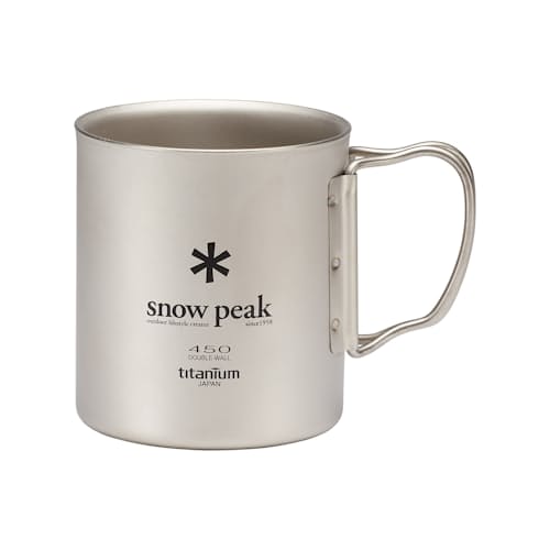 laydown image of Titanium Double Walled 450 Mug