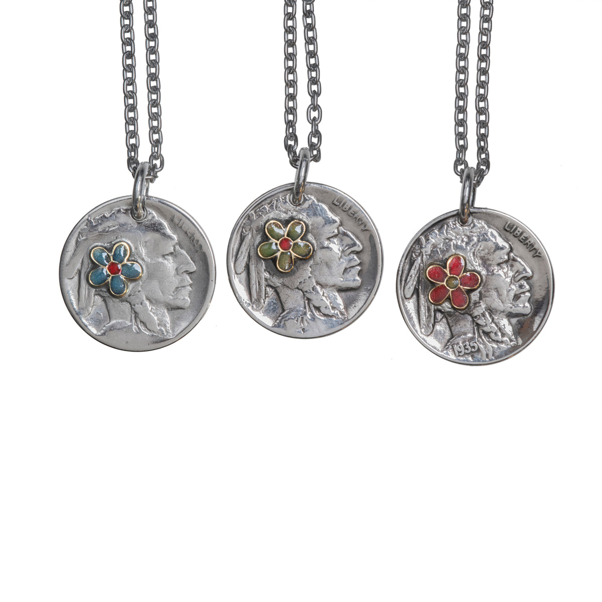 Silver Roosevelt Dime Necklace