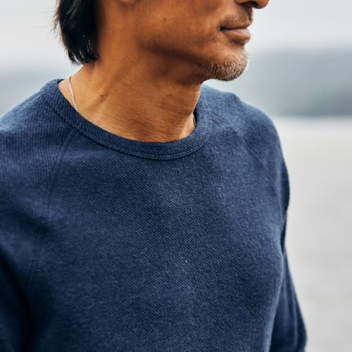 laydown image of Legend Sweater Crew