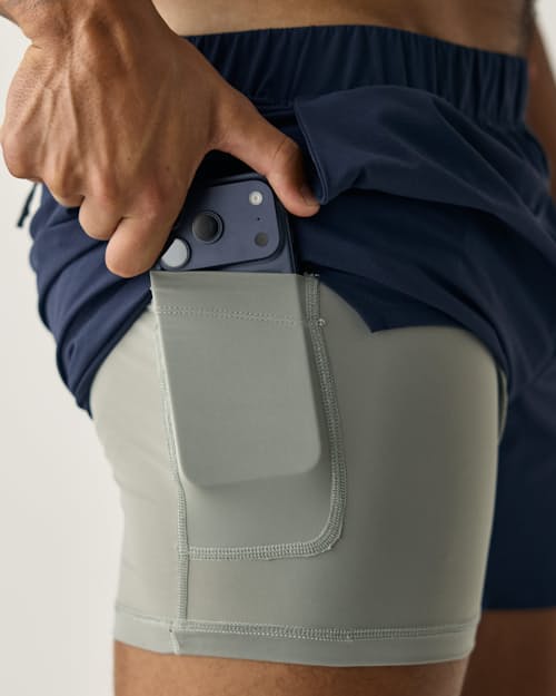 on model image of Sevens Sport Short Lined - 5"