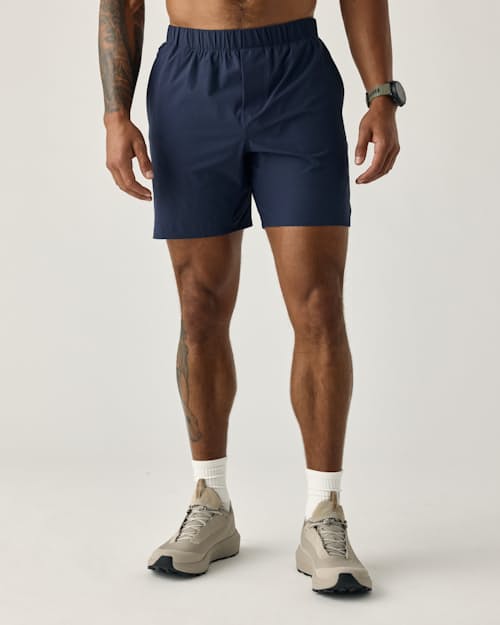 on model image of Sevens Sport Short Lined - 7"