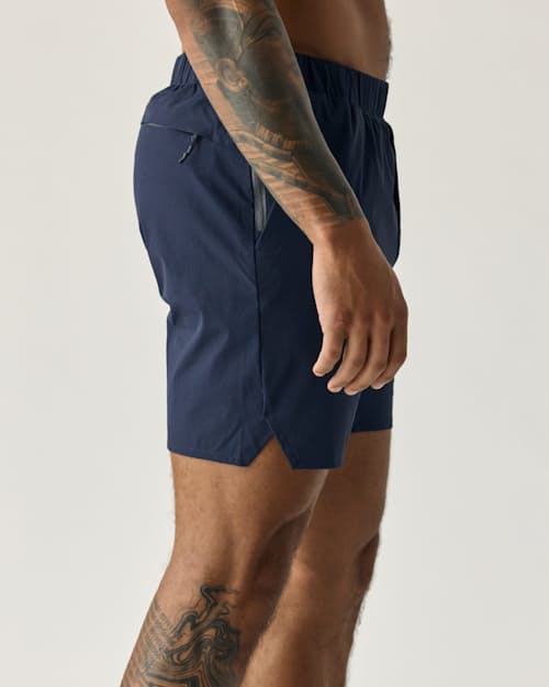 on model image of Sevens Sport Short Lined - 7"