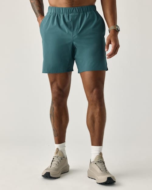 on model image of Sevens Sport Short Lined - 7"