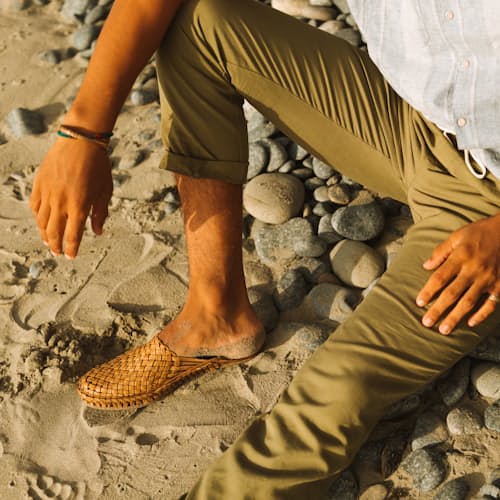 lifestyle image of Woven City Slipper