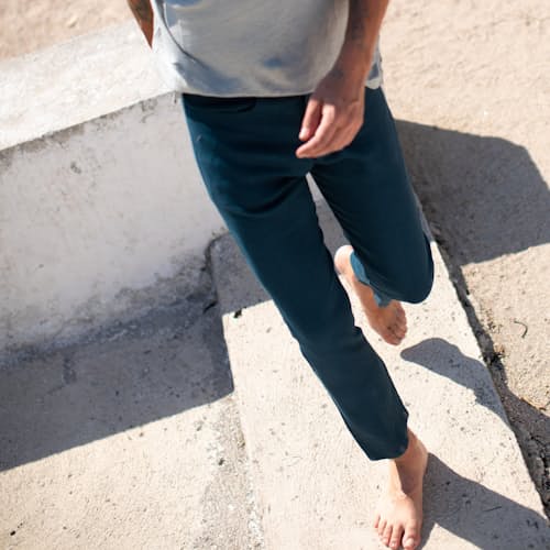 lifestyle image of Cham Linen Pants