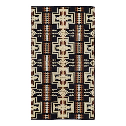 laydown image of Oversized Jacquard Spa Towel
