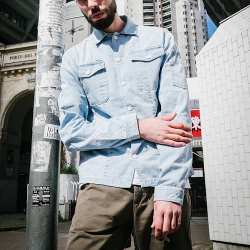 laydown image of Champ Denim