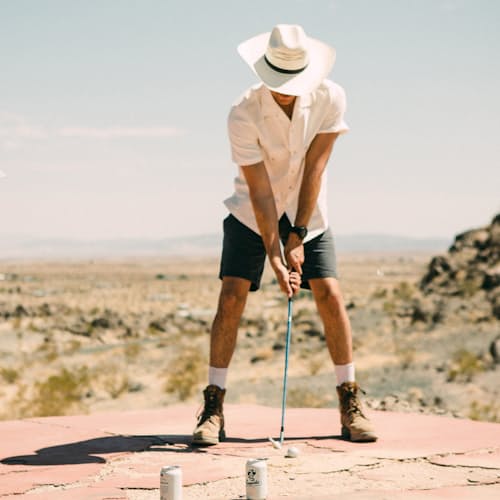 laydown image of Longhorn Straw Hat