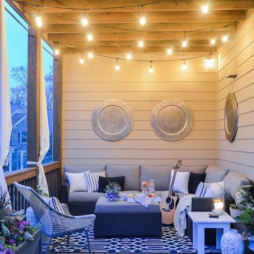 laydown image of Ambience Pro Incandescent - Hanging String Lights