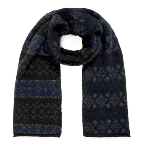 laydown image of The English Difference Fair Isle Scarf