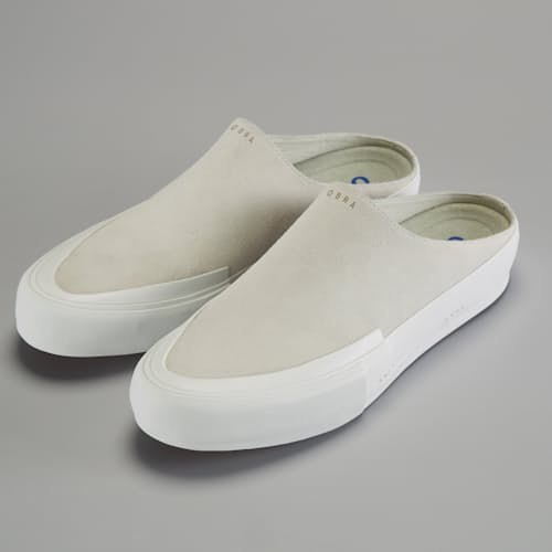 laydown image of Light Suede Mule Wrap