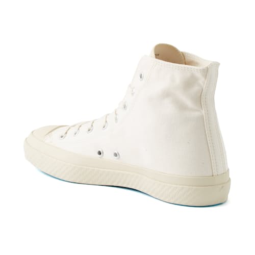 laydown image of SLP01 JP High Top Canvas Sneaker