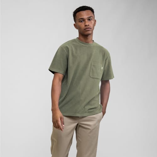 laydown image of Vintage Terry Tee