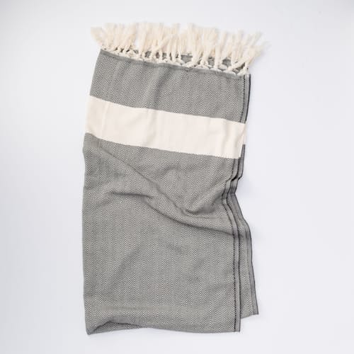 lifestyle image of Herringbone Turkish Towel