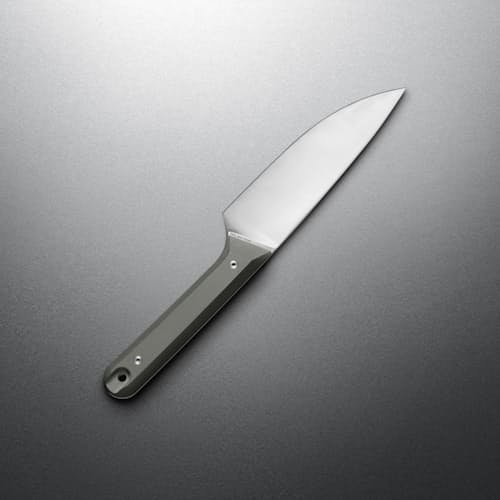 laydown image of The Hells Canyon Chef Knife