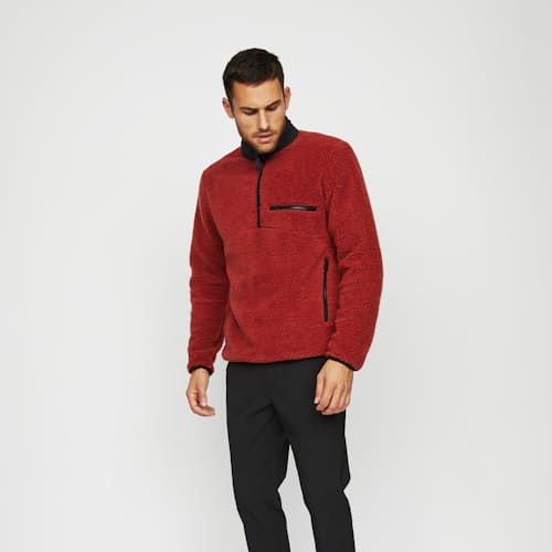 laydown image of High Pile Pullover