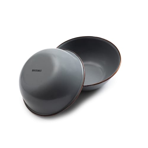 laydown image of Enamel Bowl Set