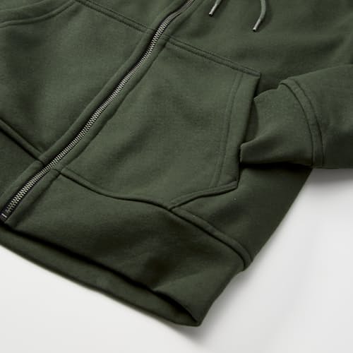 laydown detail image of 10-Year Full Zip Hoodie