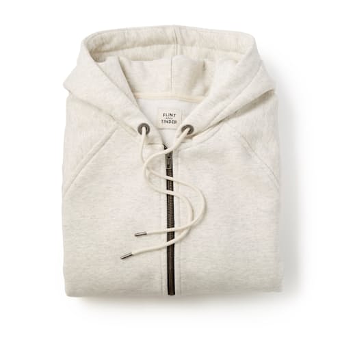 laydown image of 10-Year Full Zip Hoodie
