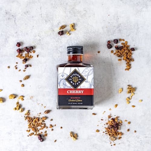 laydown image of Cherry Bourbon Cocktail Bitters