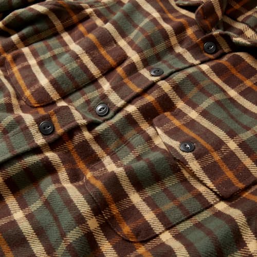 laydown image of The Crater Flannel Shirt - Exclusive
