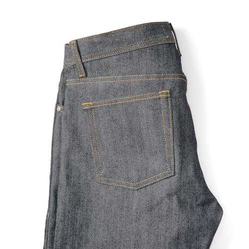 laydown image of Easy Guy - Straight Fit - Left Hand Twill Selvedge