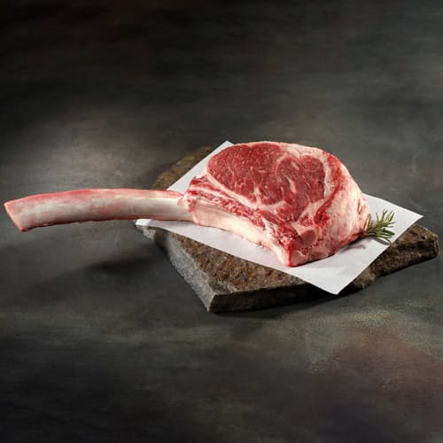 laydown image of Father's Day Wagyu Tomahawk ChopÂ + Sirloin Bundle