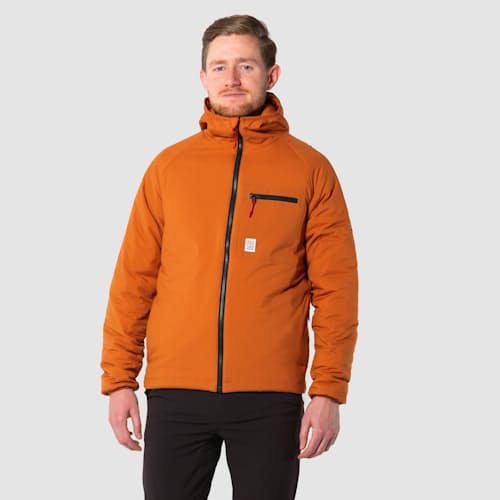 laydown image of Puffer Hoodie