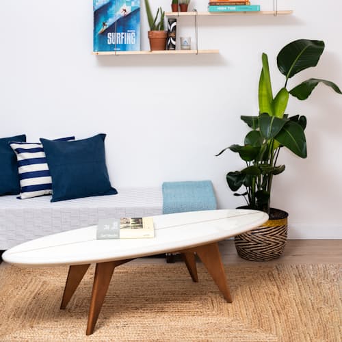 laydown image of The XL Surfboard Coffee Table