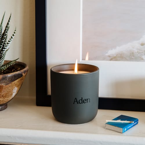 laydown image of The Study Candle